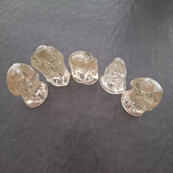 Vintage‎ Clear Resin Nativity Figurines Set Of 5 - Picture 6 of 8